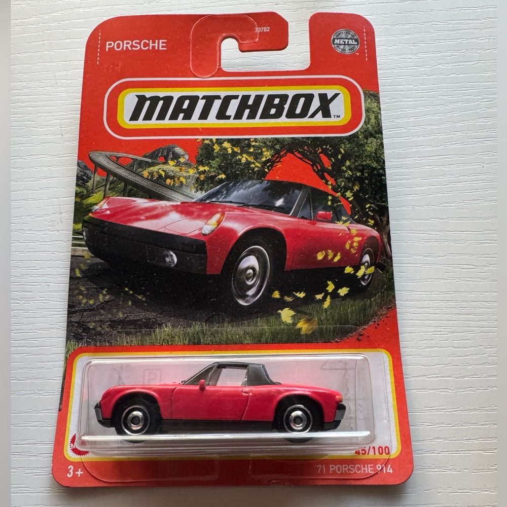 Matchbox 1971 Porsche 914 Red Diecast Car | New in Package